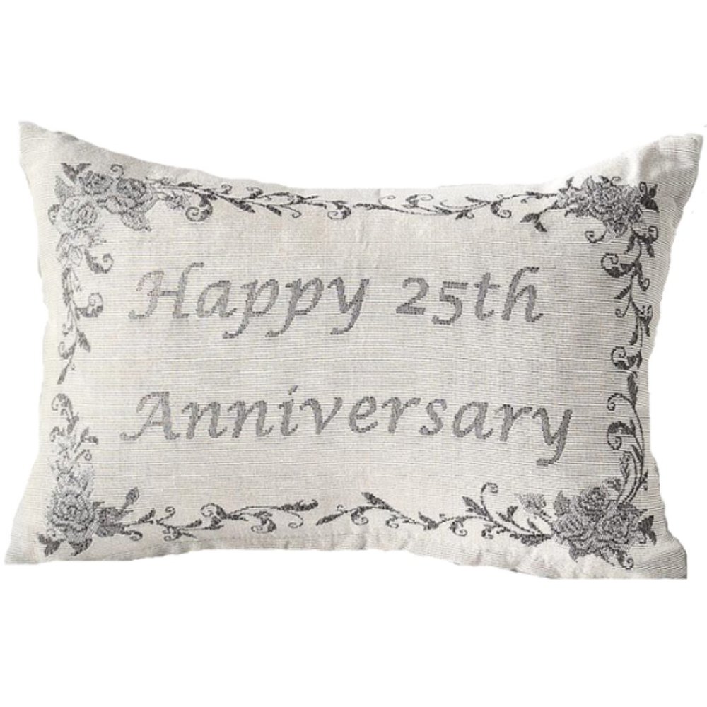 25th Anniversary Pillow